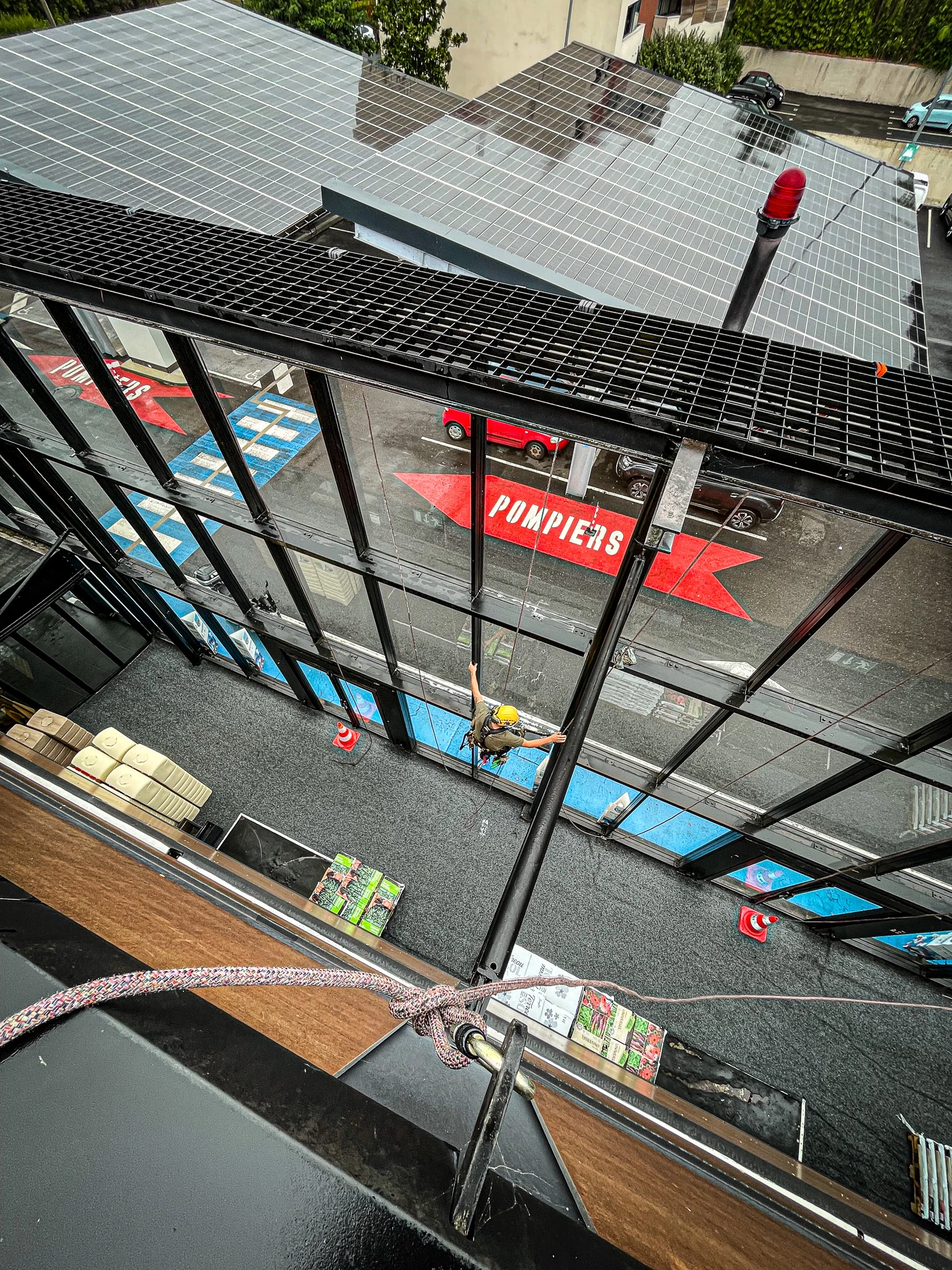 Intervention de cordistes MS Access pour transparence totale chez GPNI AQUITAINE à Bordeaux (bâtiment) – 2